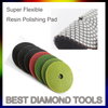 4" Super Flexible Resin Stone Granite Marble Hook And Loop Polishing Pad For Hand Polisher