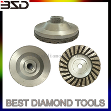 Turbo Type Single Row Cup Wheel With steel Basement 