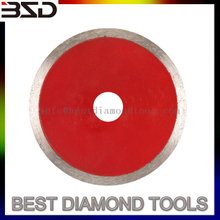 Hot press diamond toothless circular saw blade for ceramics and tiles 
