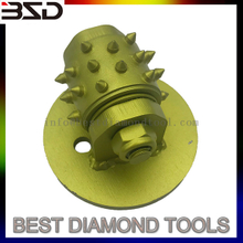 Bush hammer head for concrete round shape 