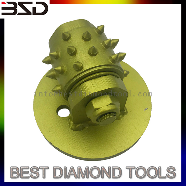 Bush hammer head for concrete round shape 