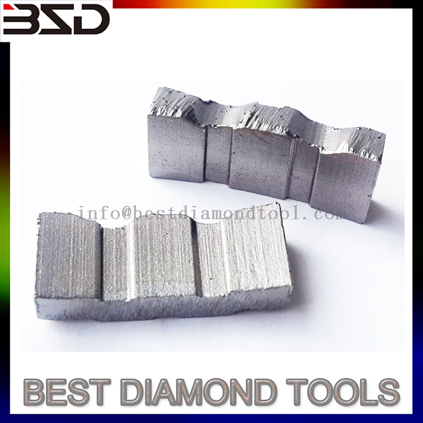 Construction tool parts diamond segment for reinforced concrete