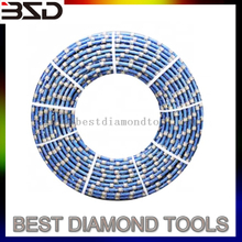 11.0mm 11.5mm Diamond Wire Rope Stone Quarry Cutting Wire Saw Used On Diamond Wire Saw Machine
